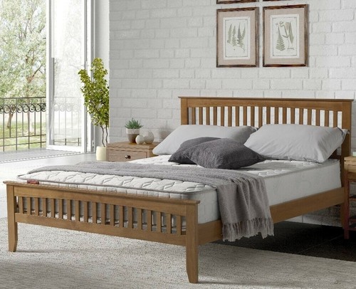 Solid wood bed - bed, frame