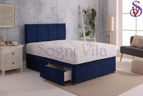 Grey divan bed set with - divan,